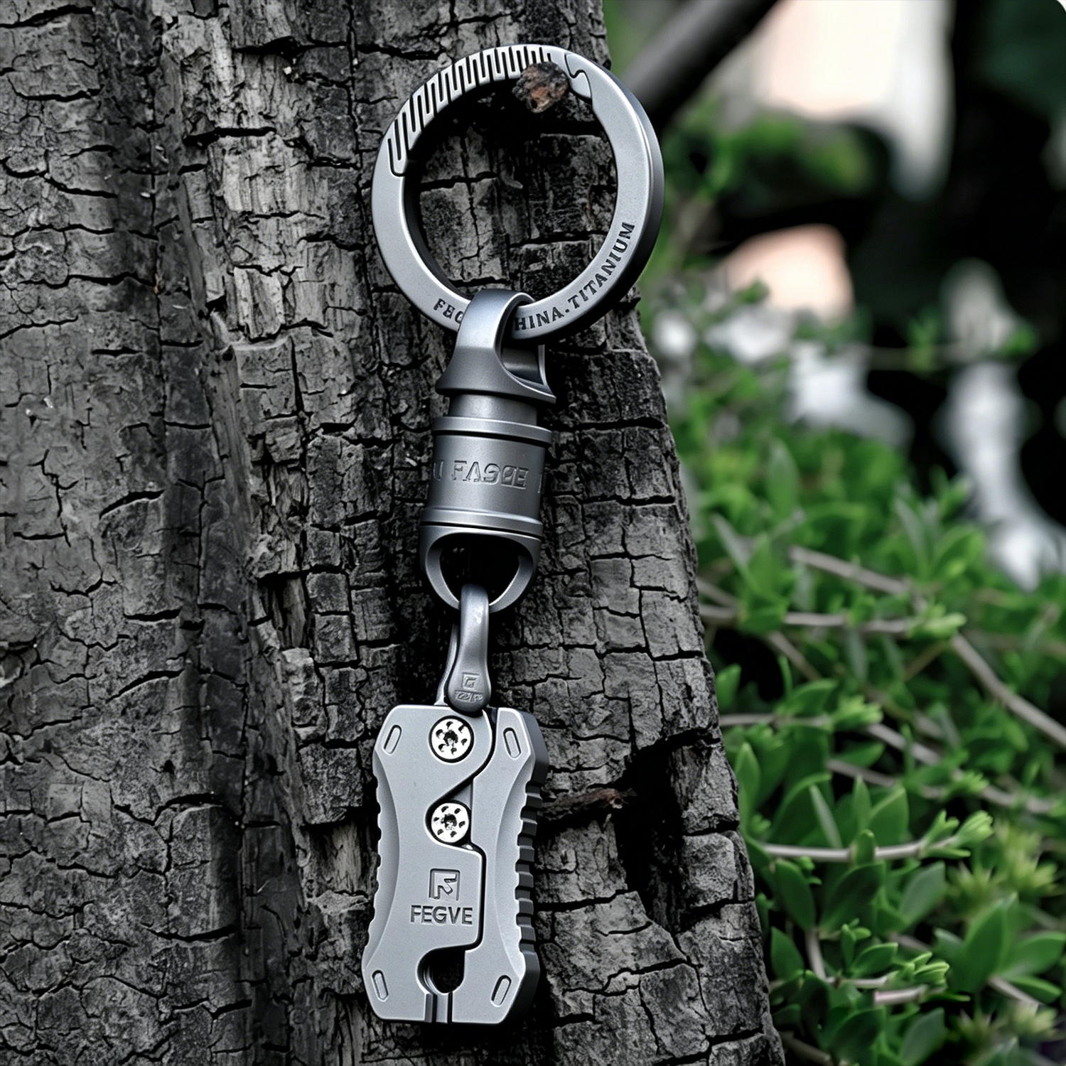 (Default Hong Kong Dollar) Titanium alloy small knife pendant/mini self-defense radish knife - Image 6