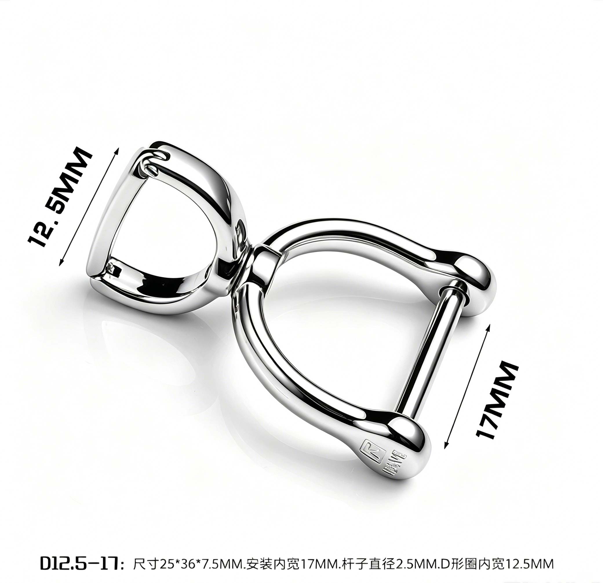 (Default Hong Kong Dollar) FEGVE stainless steel rotating horseshoe buckle/accessory buckle - Image 8