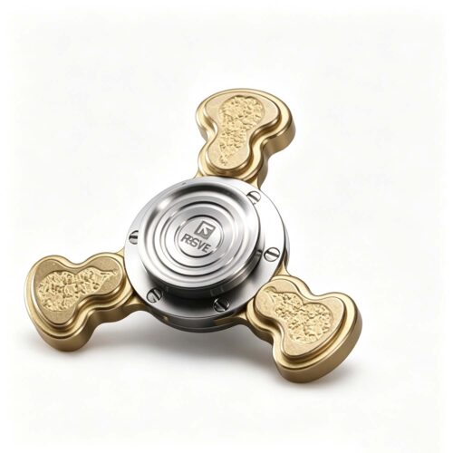 (Default Hong Kong Dollar) FEGVE Flywheel/Ferro/Lancet Copper Fingertip Gyroscope/Decompression EDC Fortune and Prosperity fidget spinner