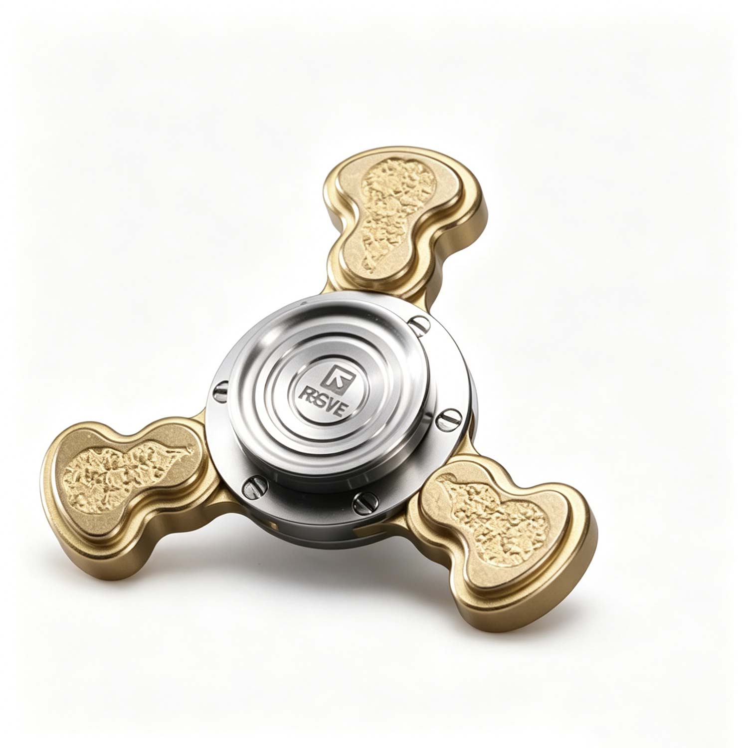 (Default Hong Kong Dollar) FEGVE Flywheel/Ferro/Lancet Copper Fingertip Gyroscope/Decompression EDC Fortune and Prosperity fidget spinner
