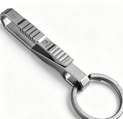 (Default Hong Kong Dollar) Fegve titanium alloy multifunctional belt keychain Ti-080 Titanium Speed