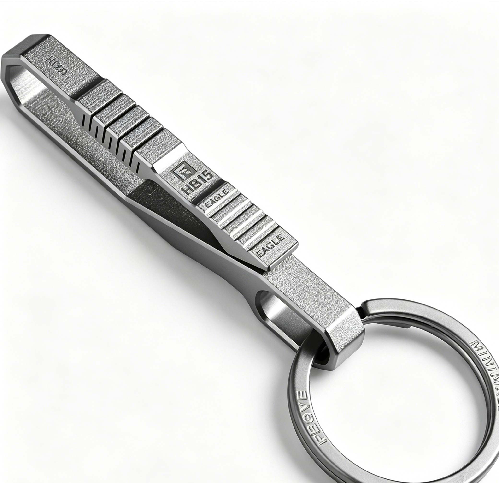 (Default Hong Kong Dollar) Fegve titanium alloy multifunctional belt keychain Ti-080 Titanium Speed