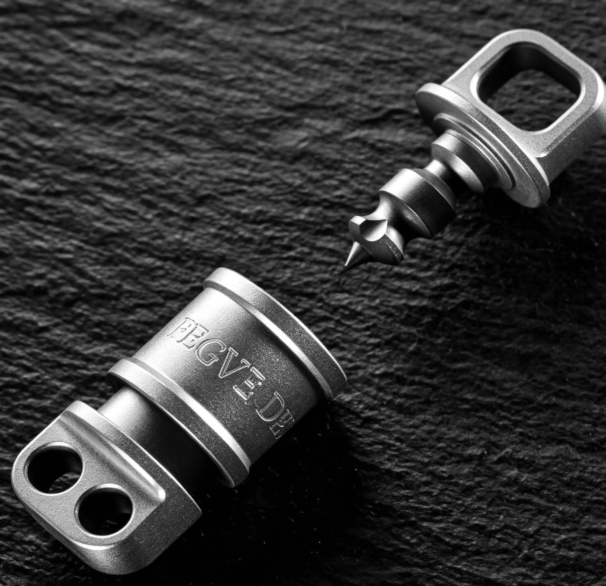 (Default Hong Kong Dollar) Fegve quick release titanium alloy keychain/hook connection lock - Image 5