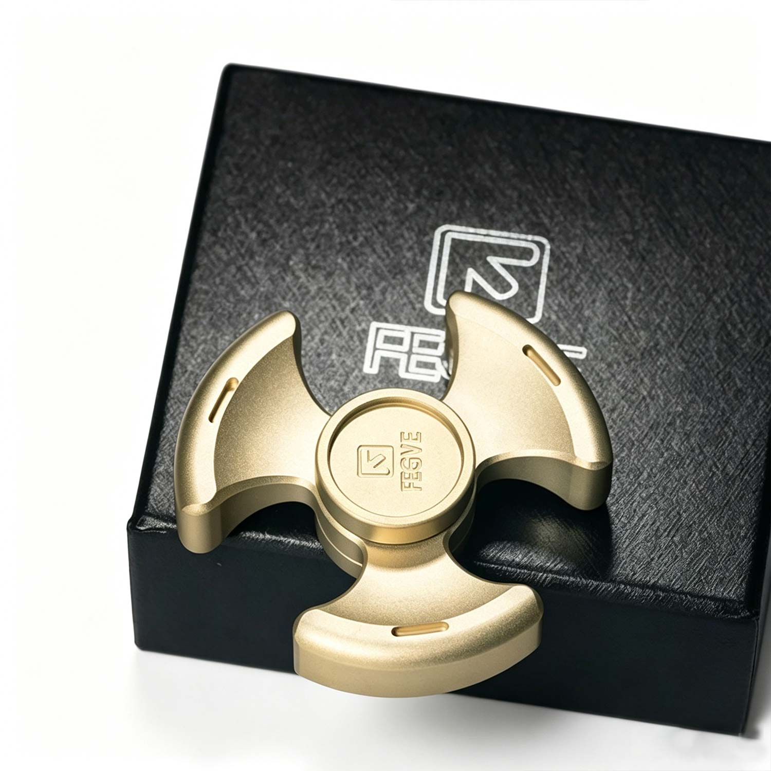 (Default Hong Kong Dollar) FEGVE Bath Fire Phoenix Chicken Year Commemorative Edition Titanium Alloy Relief Pattern Fingertip Gyroscope Three leaf stone copper washing - Image 7