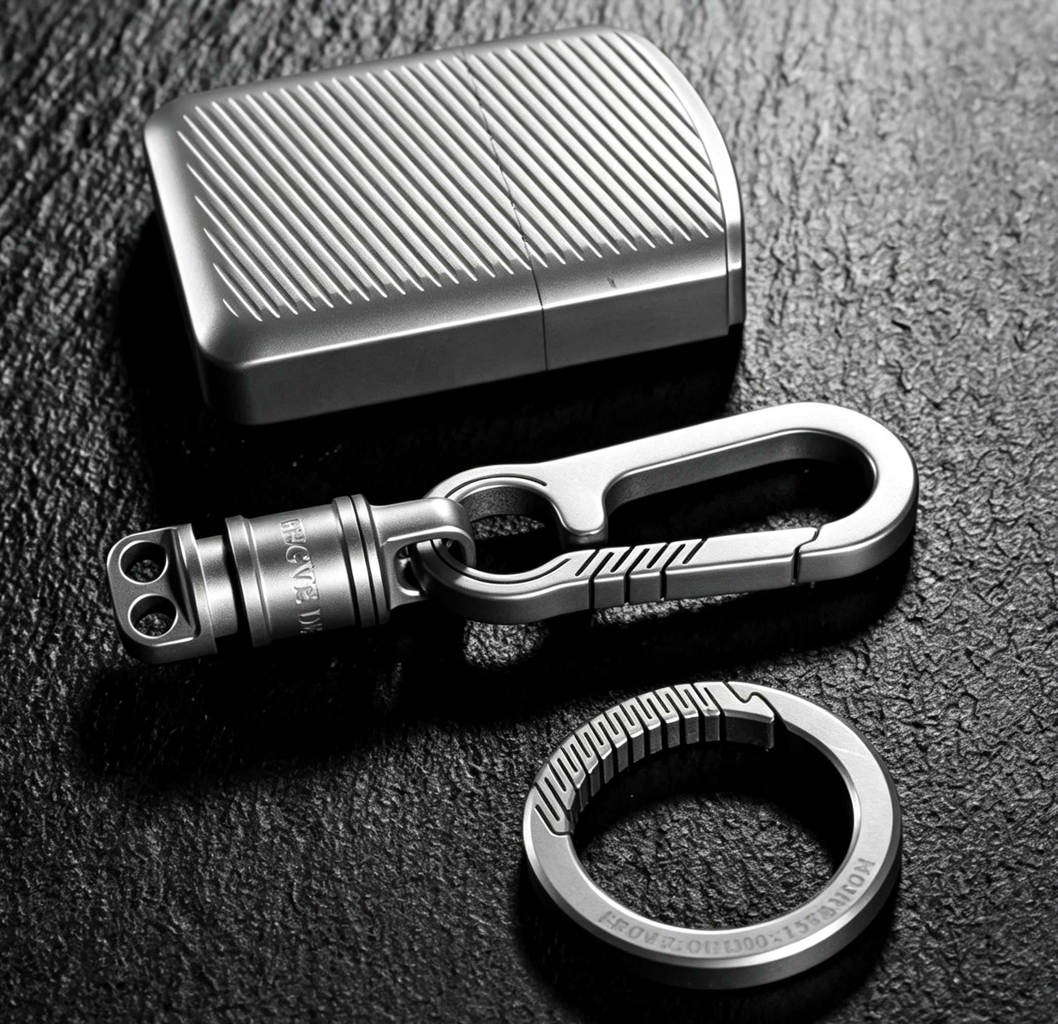 (Default Hong Kong Dollar) Fegve quick release titanium alloy keychain/hook connection lock - Image 4