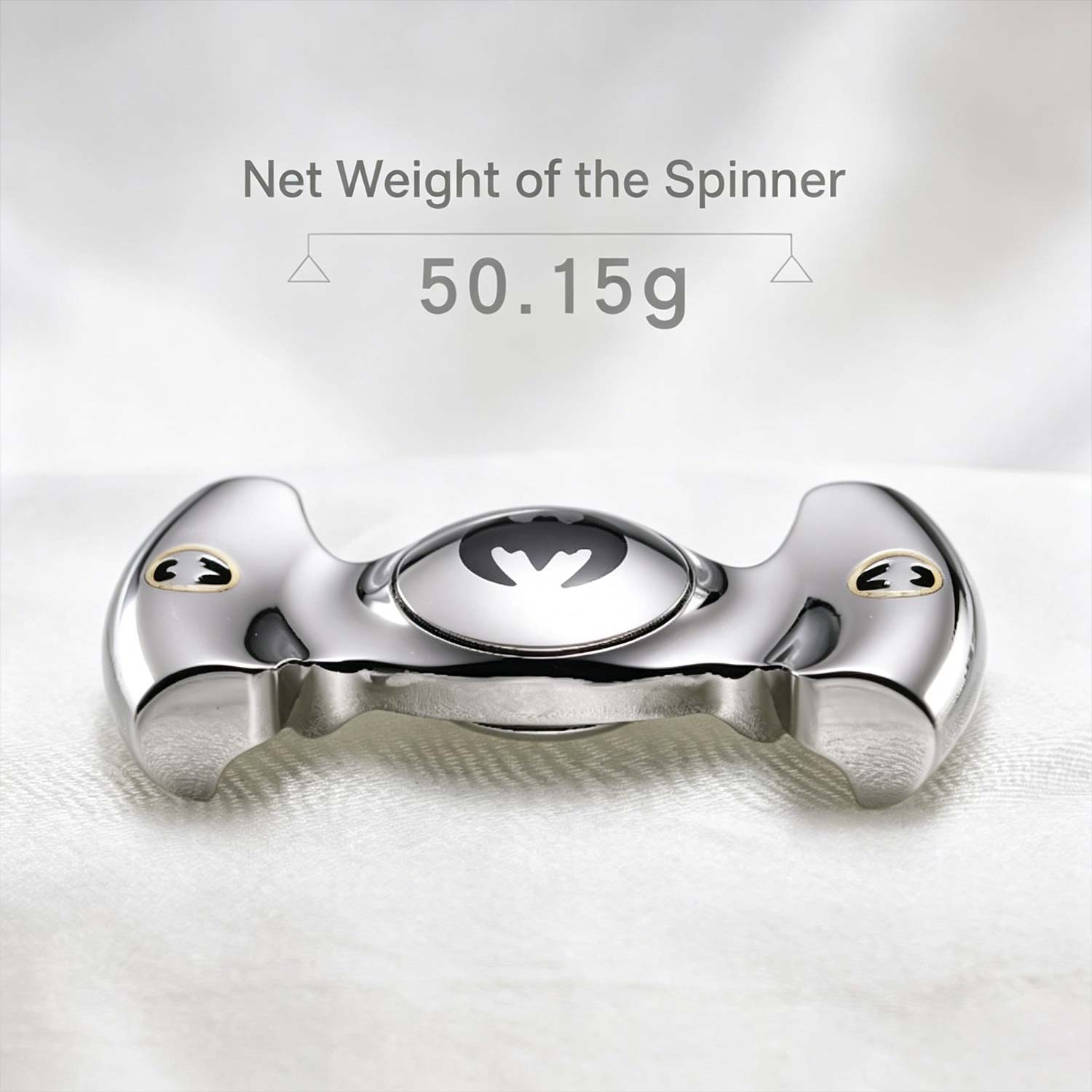 (Default Hong Kong Dollar) FEGVE Bat Finger Top/Stainless Steel Hand Twisted Top/Decompression EDC Adult Toy Bat Spiral - Image 2