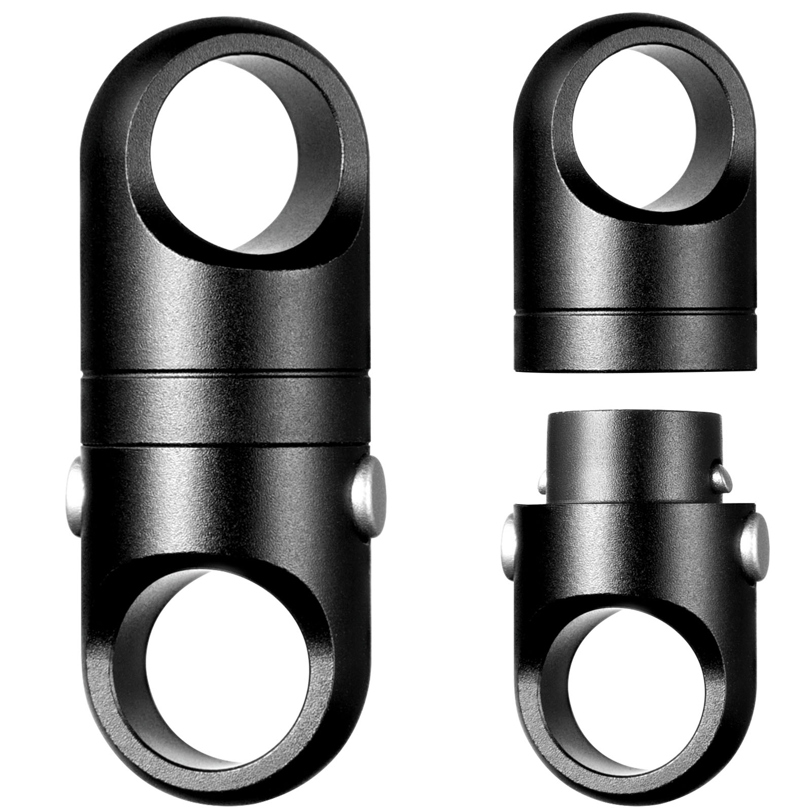 FEGVE New Titanium Alloy Magnetic Quick Release Keychain (Black) - Image 2